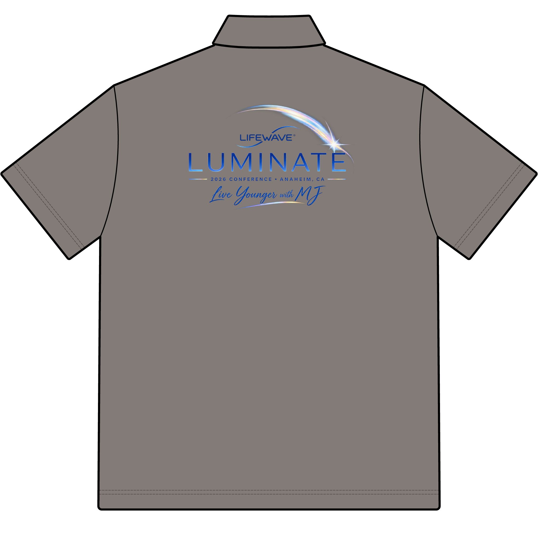 LifeWave Luminate 2026 Men’s Stretch Performance Polo - Image 9