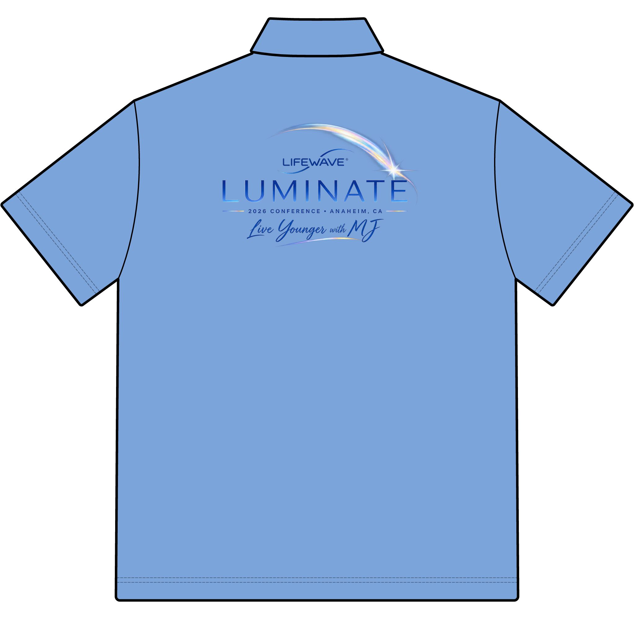 LifeWave Luminate 2026 Men’s Stretch Performance Polo - Image 12