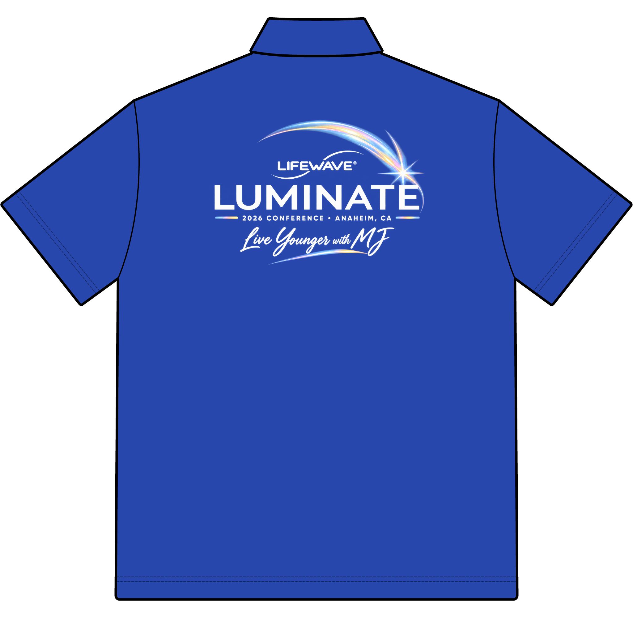 LifeWave Luminate 2026 Men’s Stretch Performance Polo - Image 15