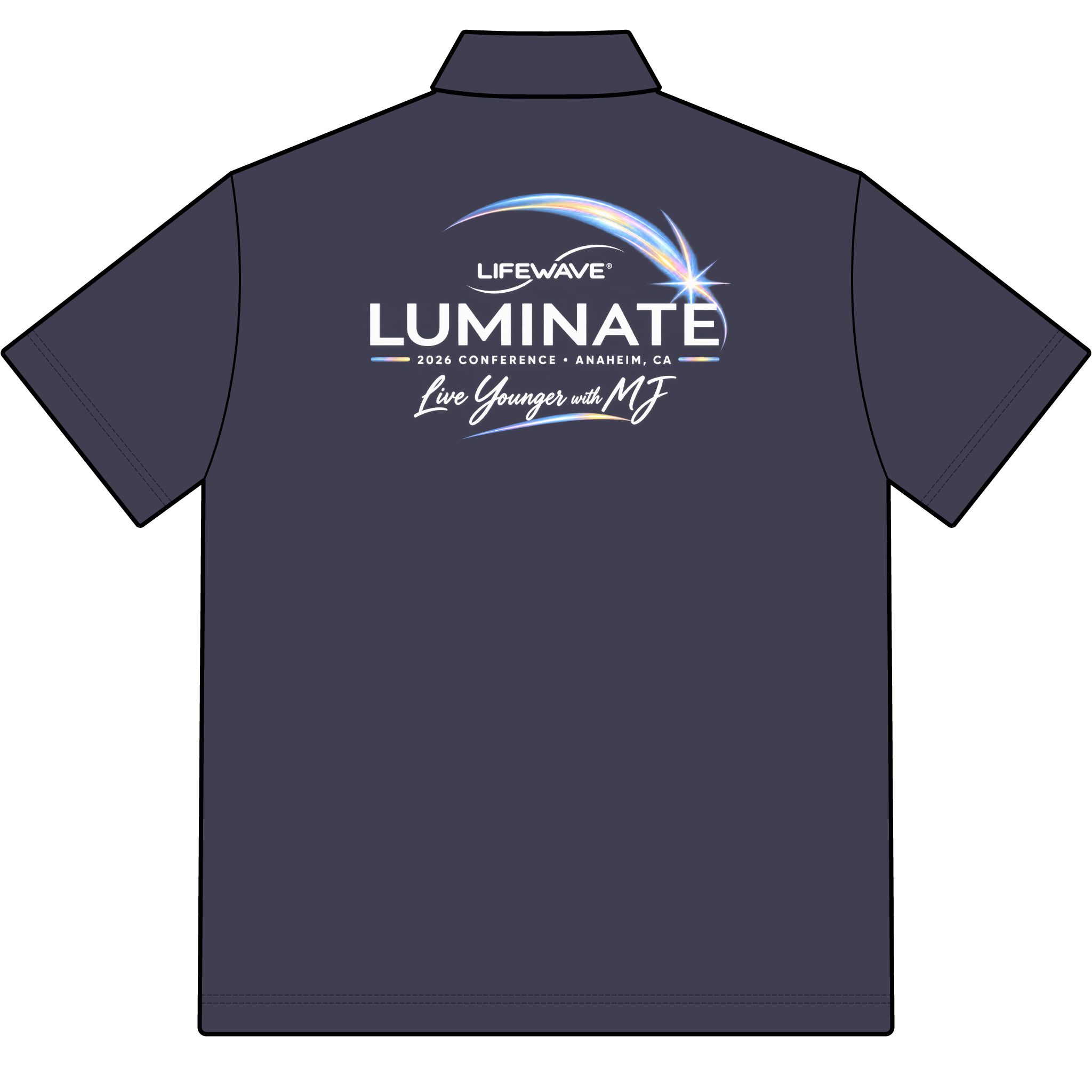 LifeWave Luminate 2026 Men’s Stretch Performance Polo - Image 18