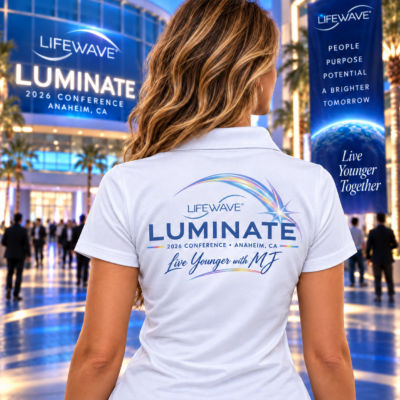 LifeWave Luminate 2026 Women’s Stretch Performance Polo